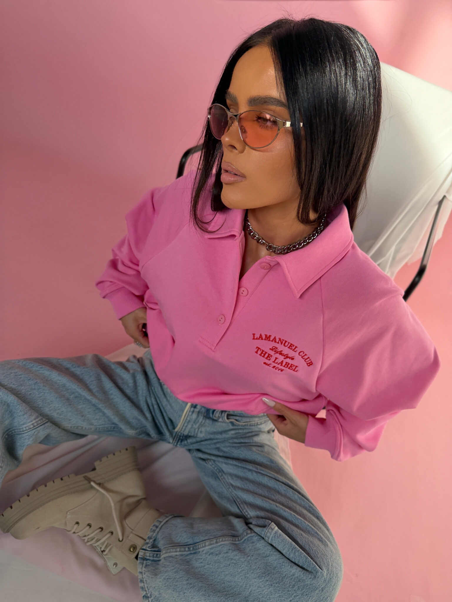 Bluza LA CLUB róż - obrazek 2
