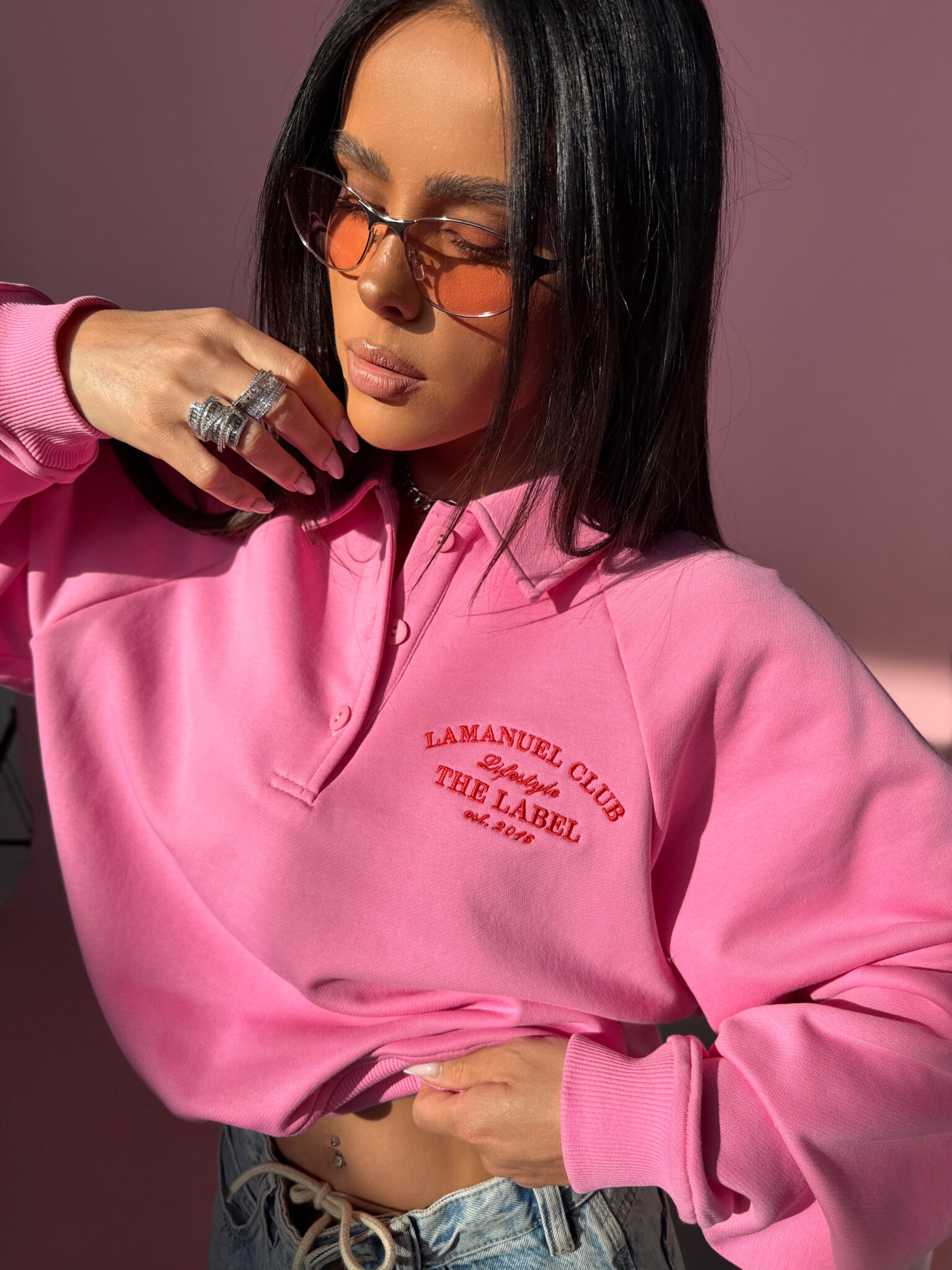 Bluza LA CLUB róż - obrazek 3