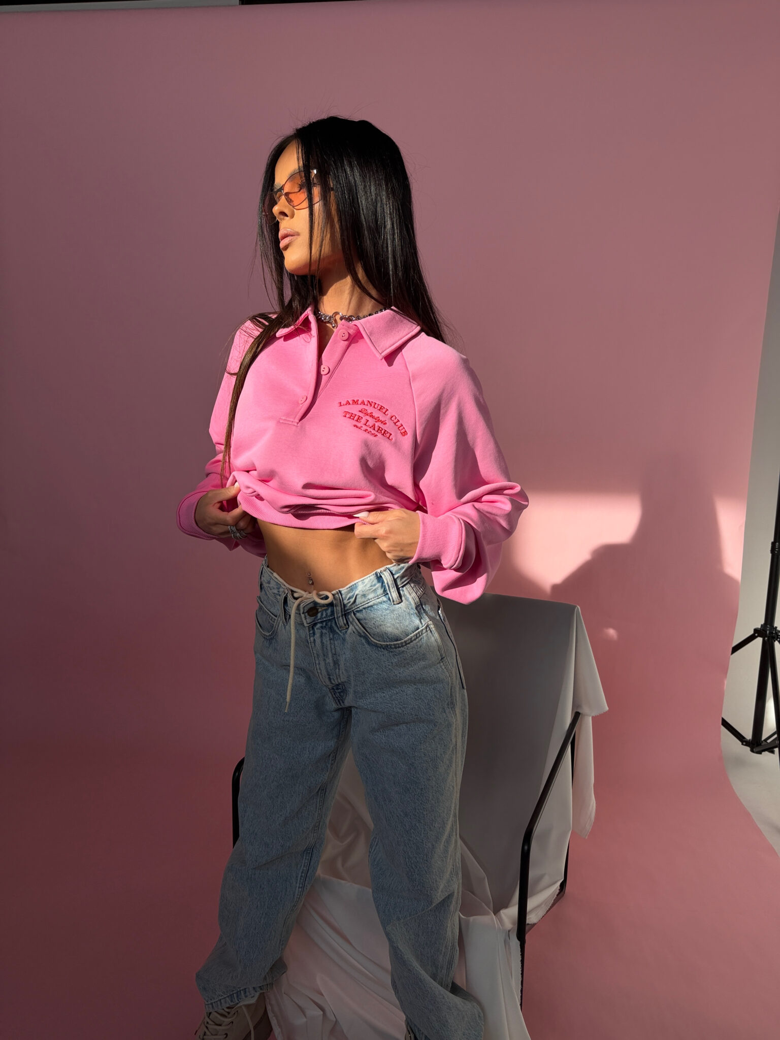 Bluza LA CLUB róż - obrazek 4