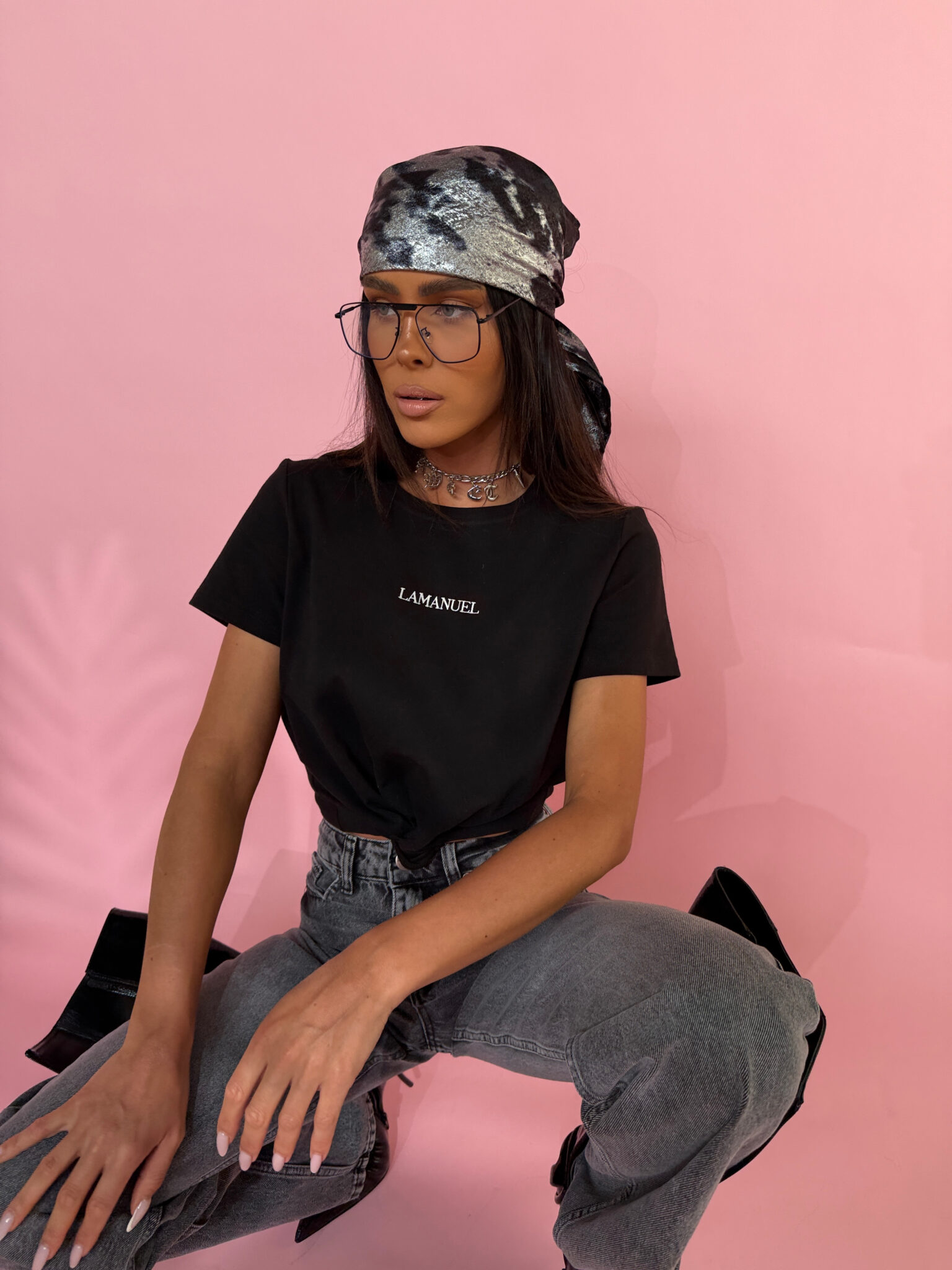 Tshirt SASSY czarny